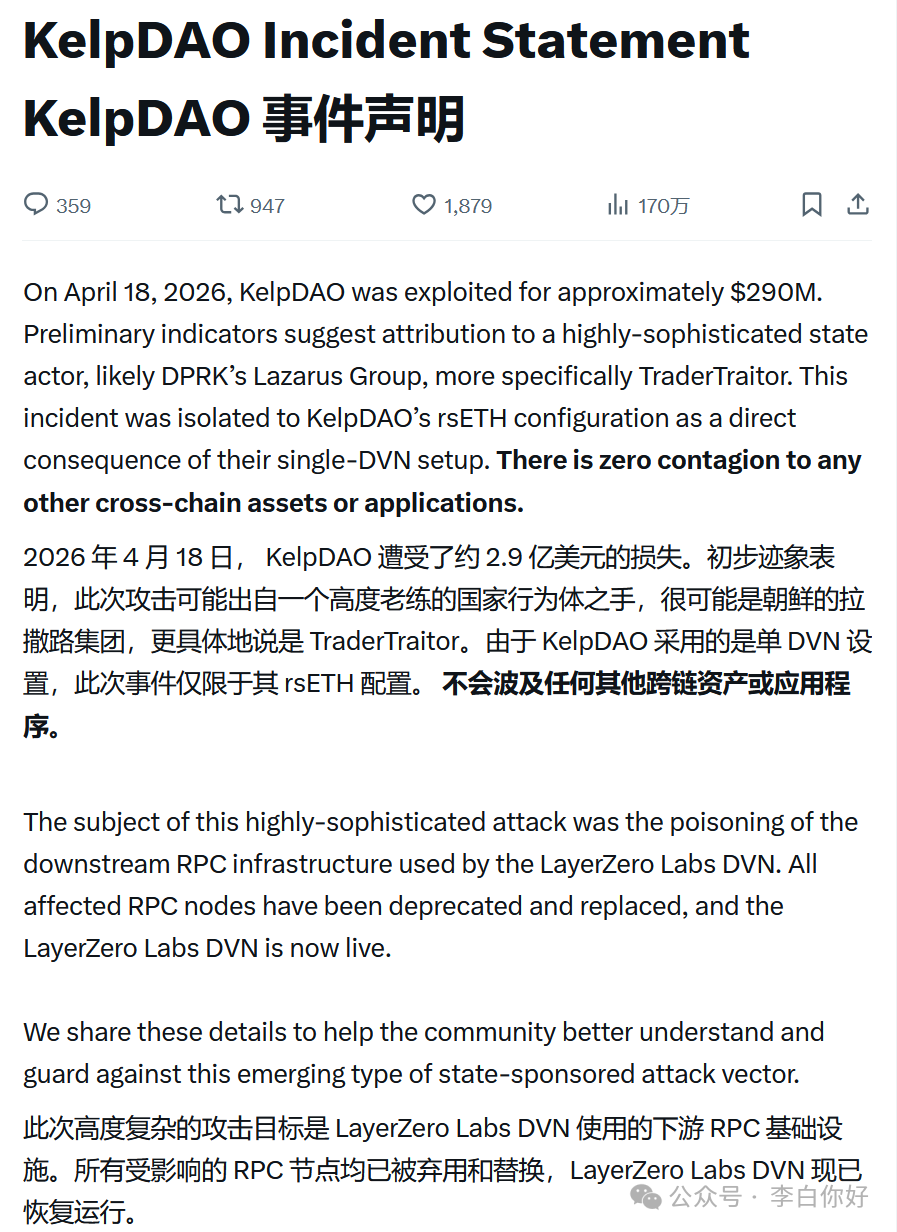 图7–疑似朝鲜APT组织Lazarus Group | 加密货币KelpDAO 遭遇 2.9 亿美元巨额盗窃案–seo优化_前端开发_渗透技术