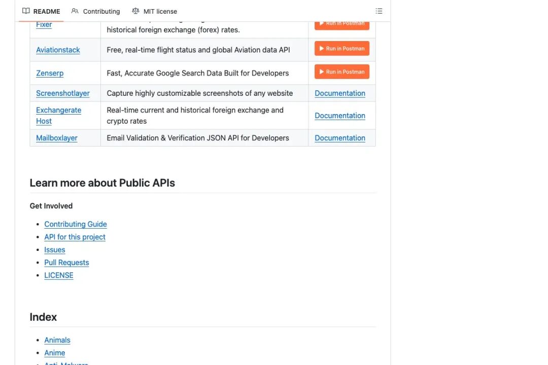 图2–42 万 Star！10 年老牌 API 仓库–seo优化_前端开发_渗透技术
