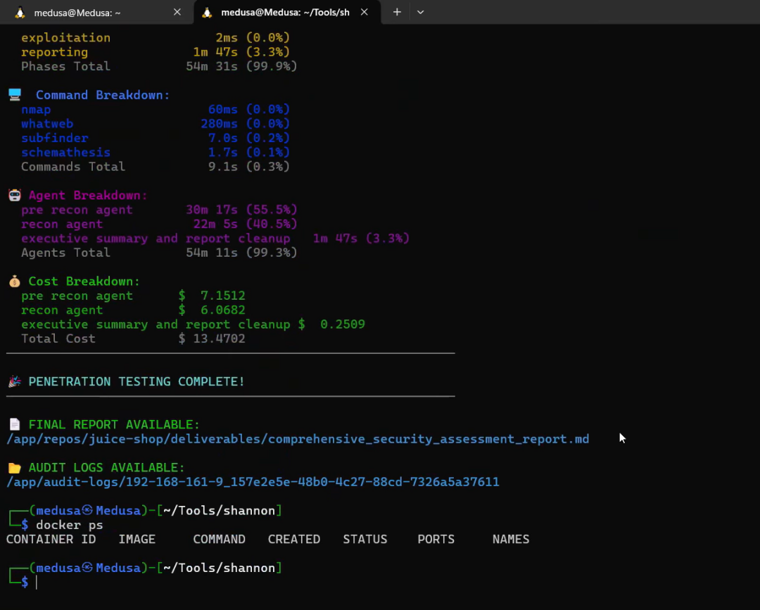图4–斩获 37W Star 的 Shannon AI 自主执行渗透测试工具，精准挖掘 SQL 注入、XSS 等 OWASP 高危漏洞–seo优化_前端开发_渗透技术