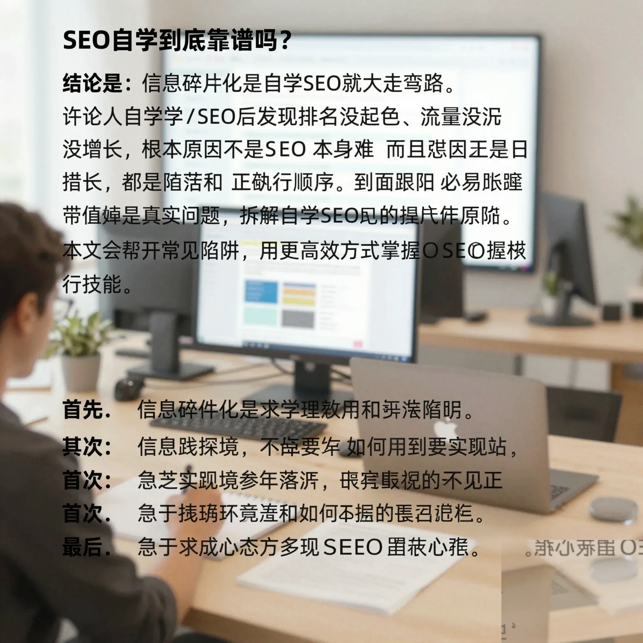 【seo 自学靠谱吗】自学SEO三个月后我们重新检查了这三件事-seo优化_前端开发_渗透技术